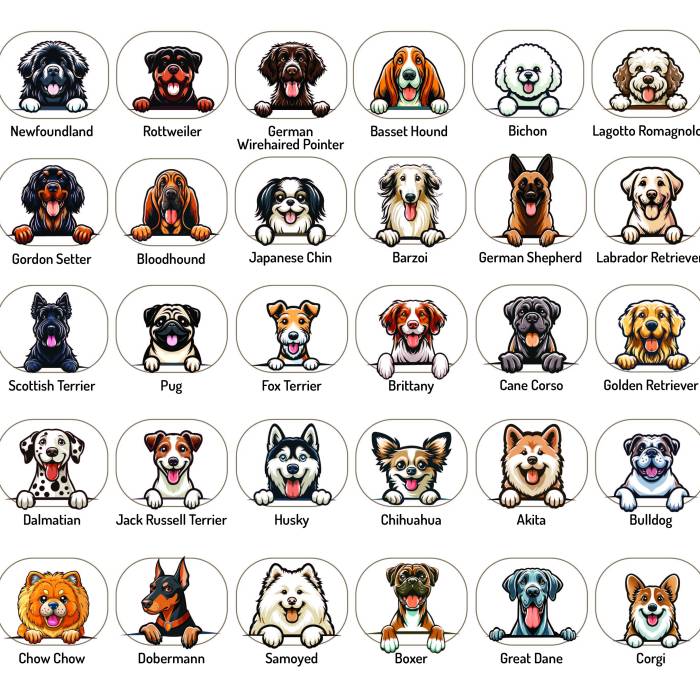 Ciotola per cani personalizzata in plastica - Razza del cane