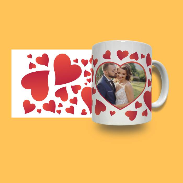 Tazza Personalizzata - Cuore con foto