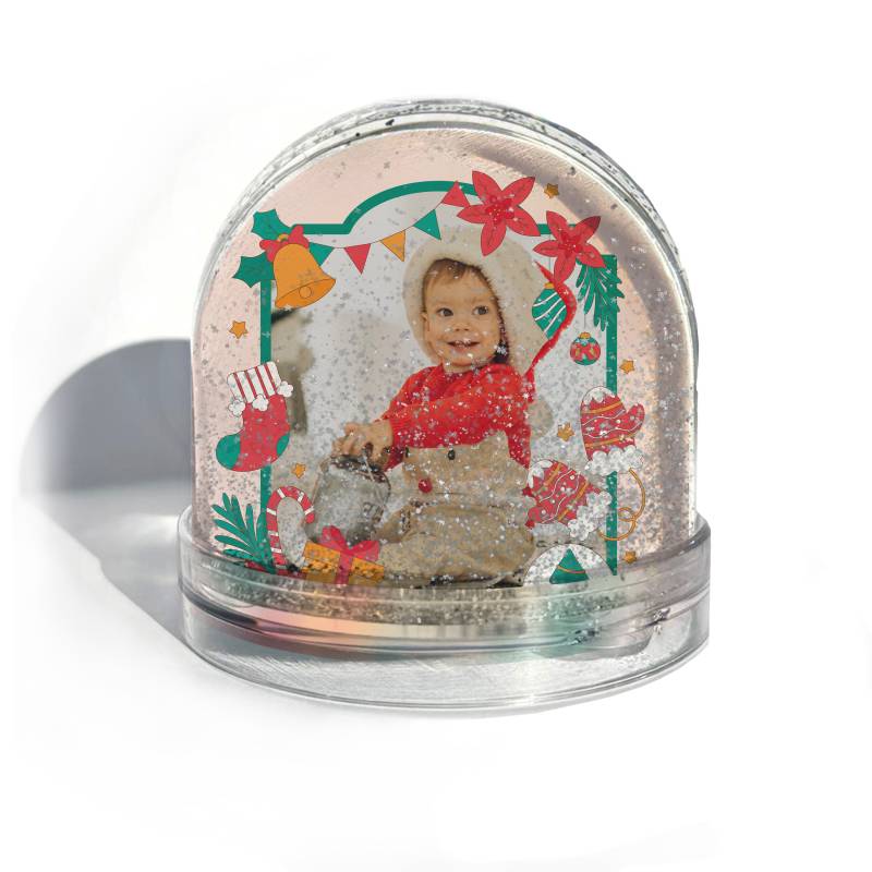 Palla di neve personalizzata – Fiocchi di gioia