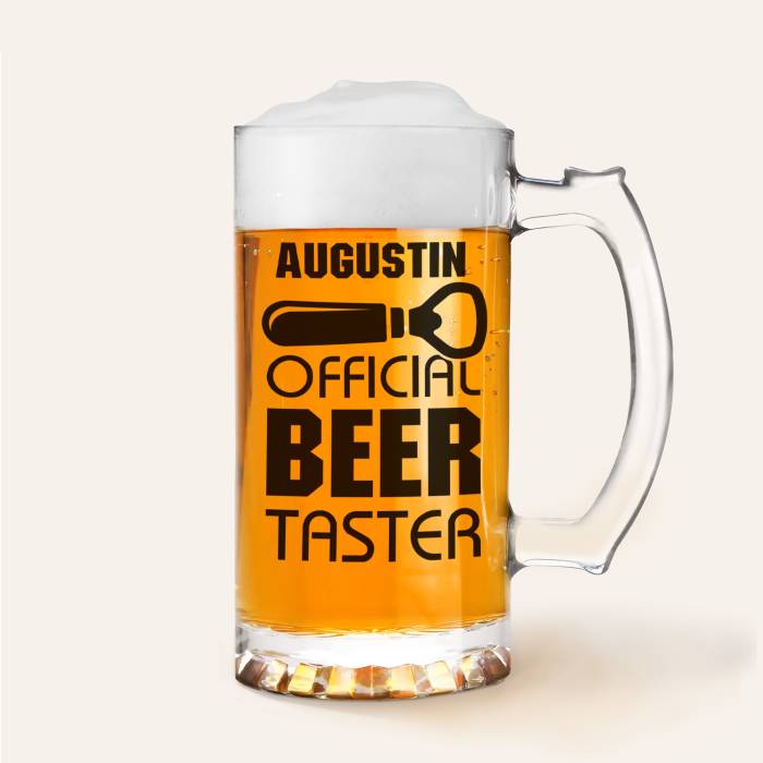 Boccale da birra personalizzato – Assaggiatore di birra