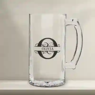 Boccale da birra personalizzato – Con iniziale e nome