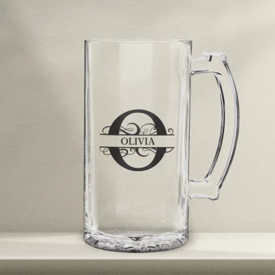 Boccale da birra personalizzato – Con iniziale e nome