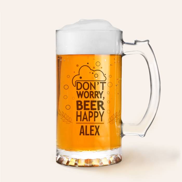 Boccale da birra personalizzato – Non preoccuparti