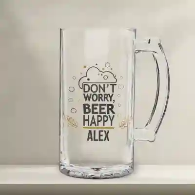 Boccale da birra personalizzato – Non preoccuparti