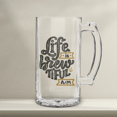 Boccale da birra personalizzato – Life is Brewtiful