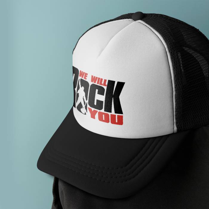 Cappellino personalizzato – We will rock you