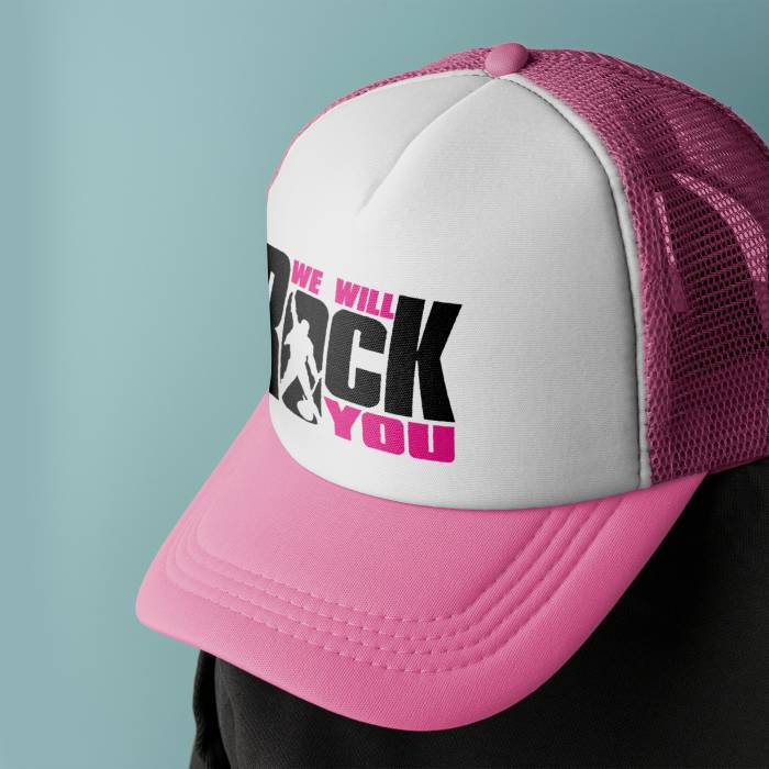 Cappellino personalizzato – We will rock you