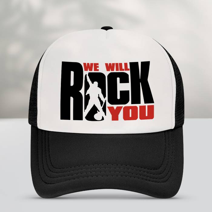 Cappellino personalizzato – We will rock you
