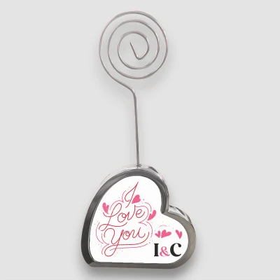 Supporto foto a cuore - I love you