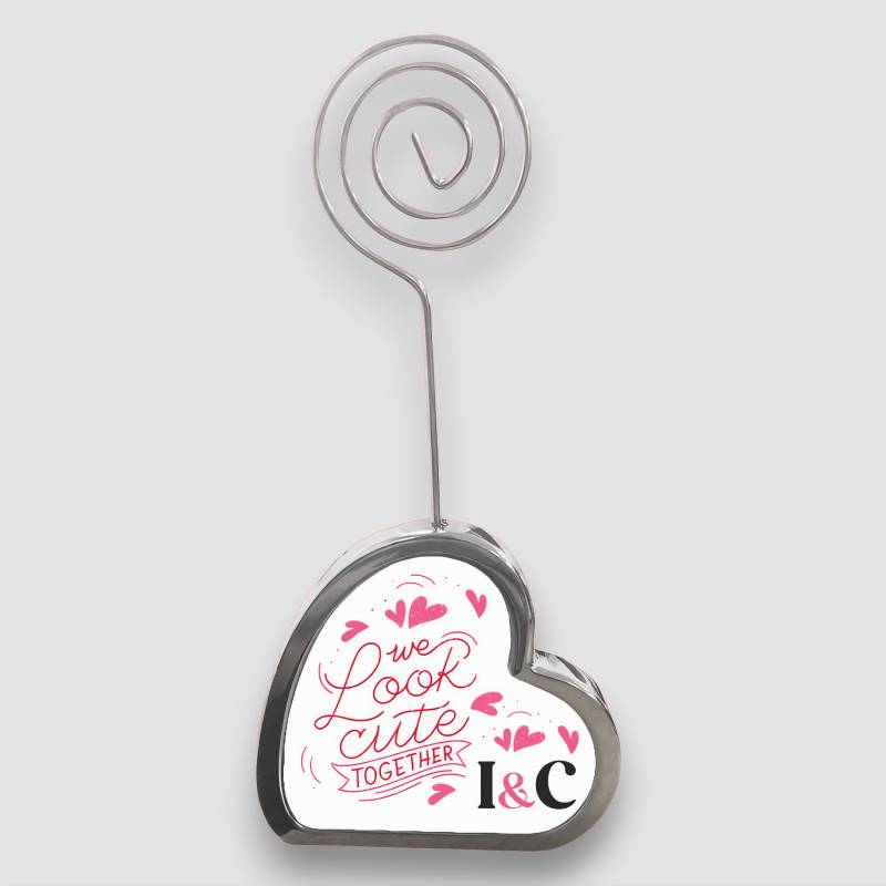 Supporto foto a cuore - Look cute