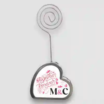 Supporto foto a cuore - Together forever