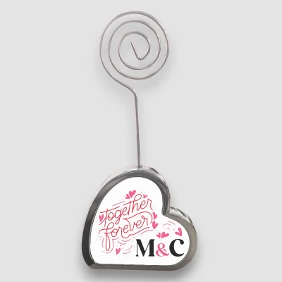 Supporto foto a cuore - Together forever