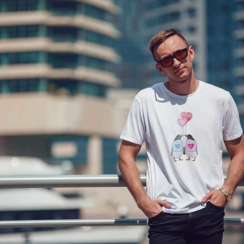 Maglietta personalizzata – Pinguini