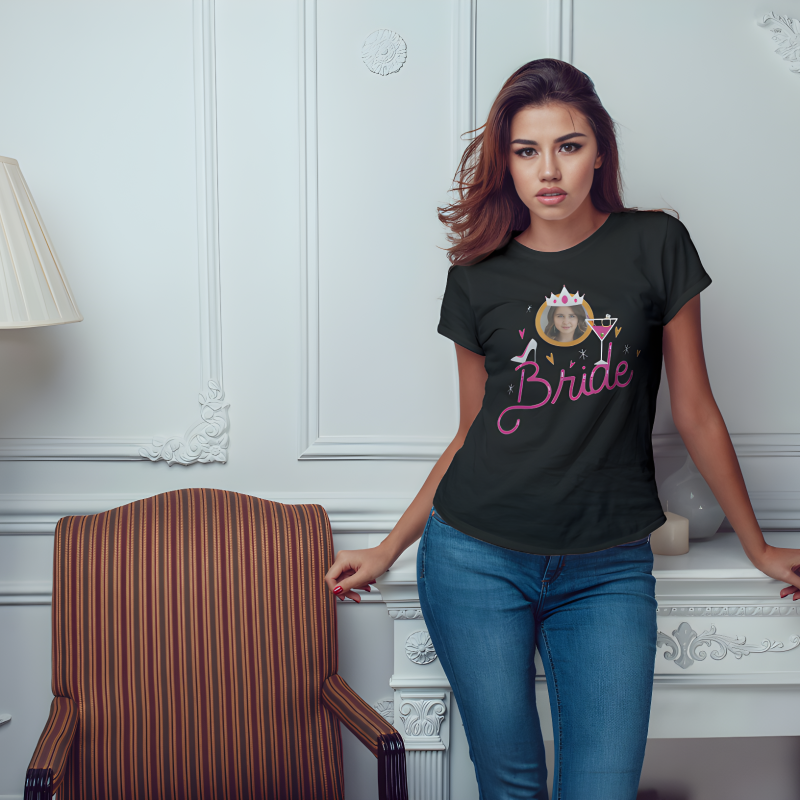 Maglietta personalizzata per l'addio al nubilato – Bride