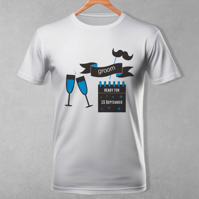 Maglietta personalizzata per l’addio al celibato - For the Groom