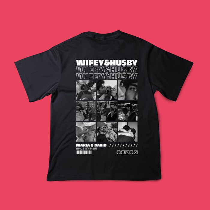 Maglietta personalizzata – Wifei & Husby