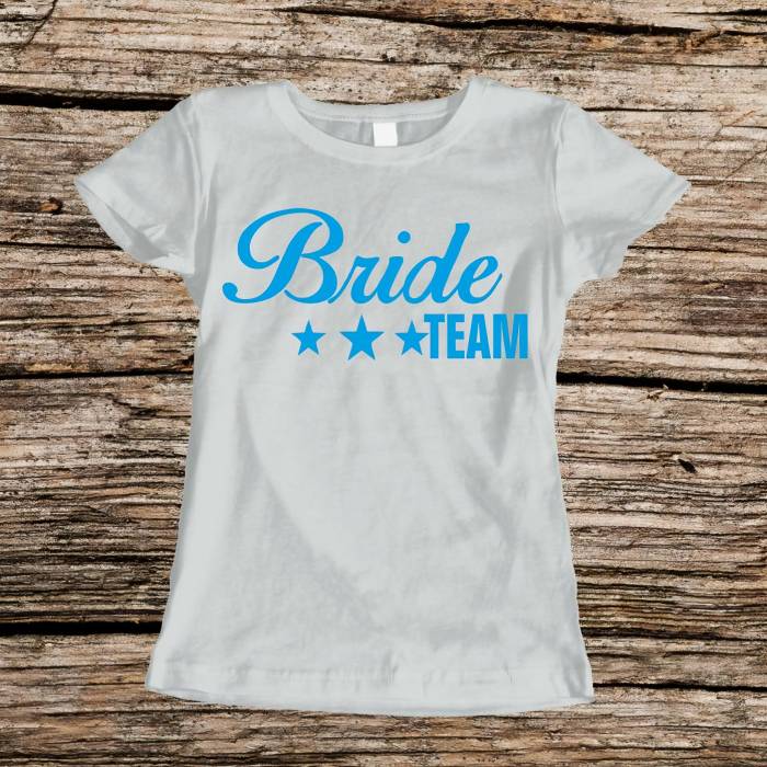Maglietta personalizzata per l’addio al nubilato – Bride Team