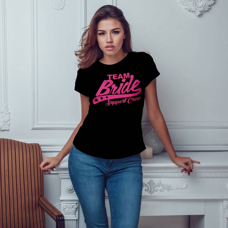 Maglietta personalizzata per l’addio al nubilato – Support Bride Crew