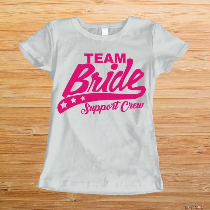 Maglietta personalizzata per l’addio al nubilato – Support Bride Crew