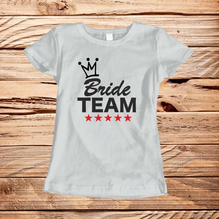 Maglietta personalizzata per l’addio al nubilato – Team Bride