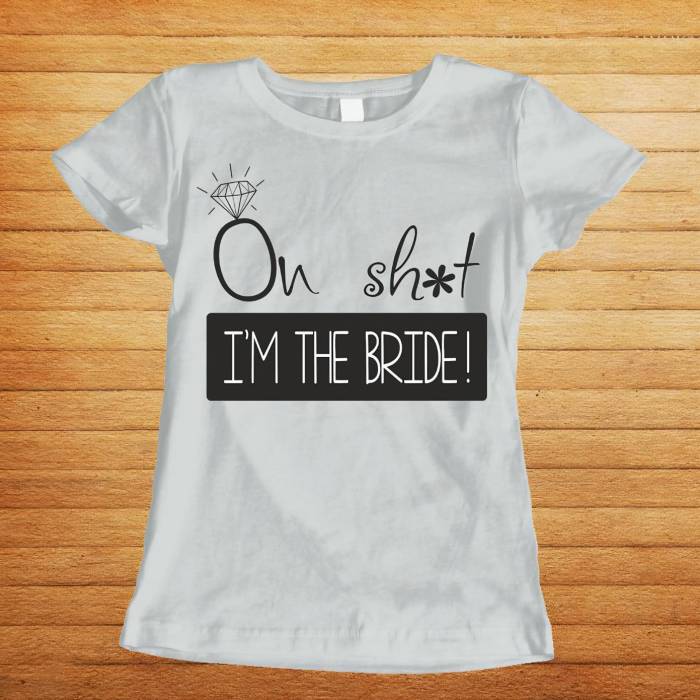 Maglietta personalizzata per l’addio al nubilato – I'm the bride