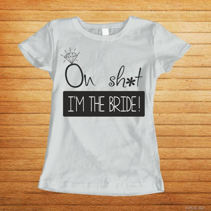Maglietta personalizzata per l’addio al nubilato – I'm the bride