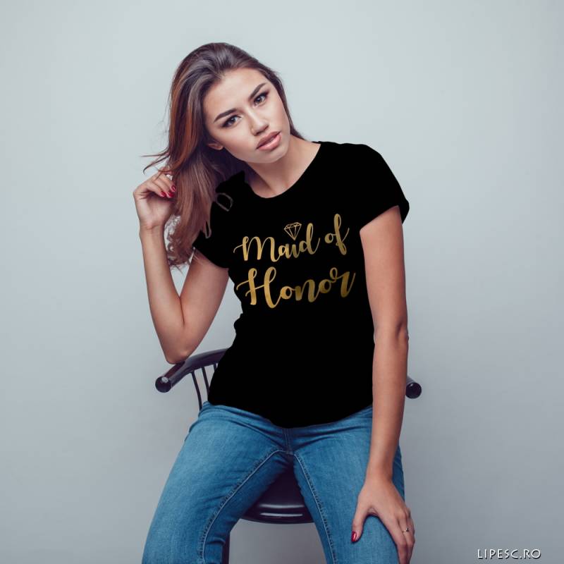 Maglietta personalizzata per l’addio al nubilato – Maid of honor