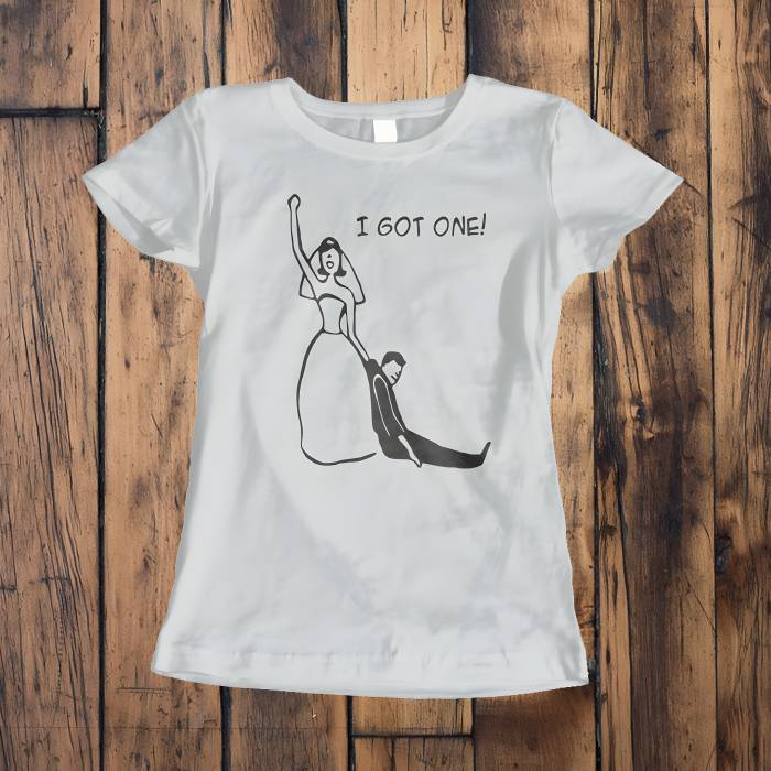 Maglietta personalizzata per la sposa - I got one