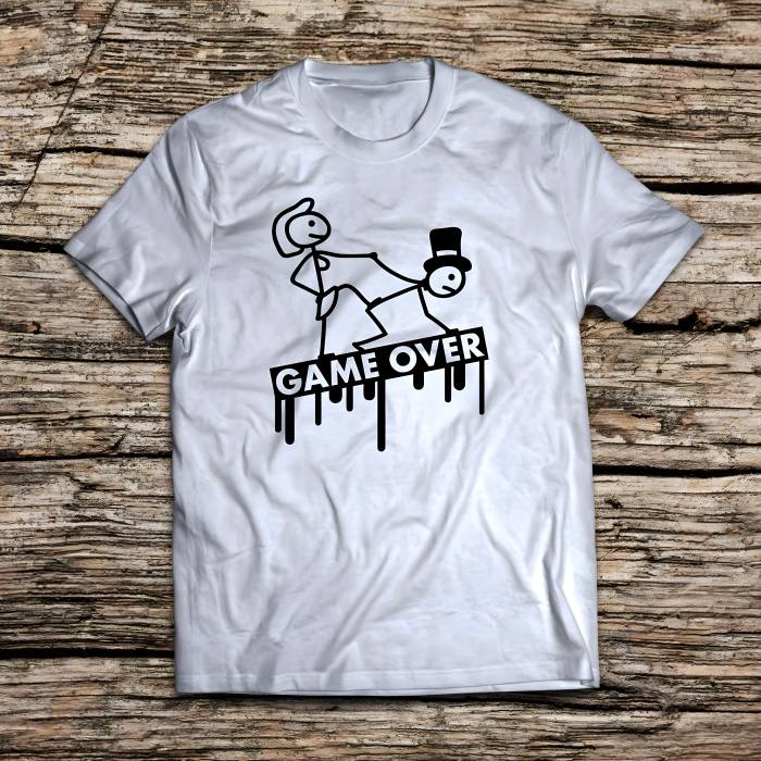 Maglietta personalizzata per l’addio al celibato – It’s all over