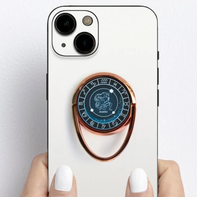 Supporto per telefono ad anello personalizzato - Acquarius