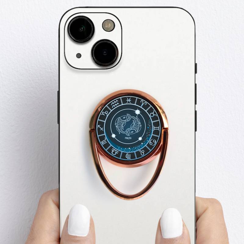 Supporto per telefono ad anello personalizzato - Pesci