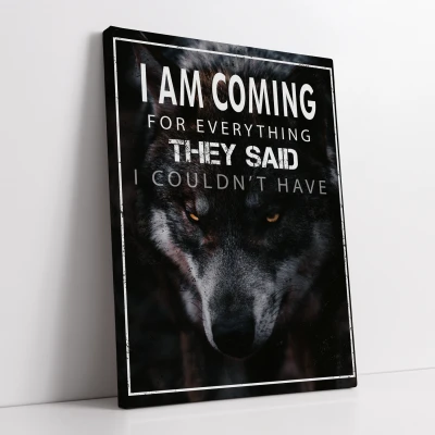 Quadro su tela personalizzato - Motivazione