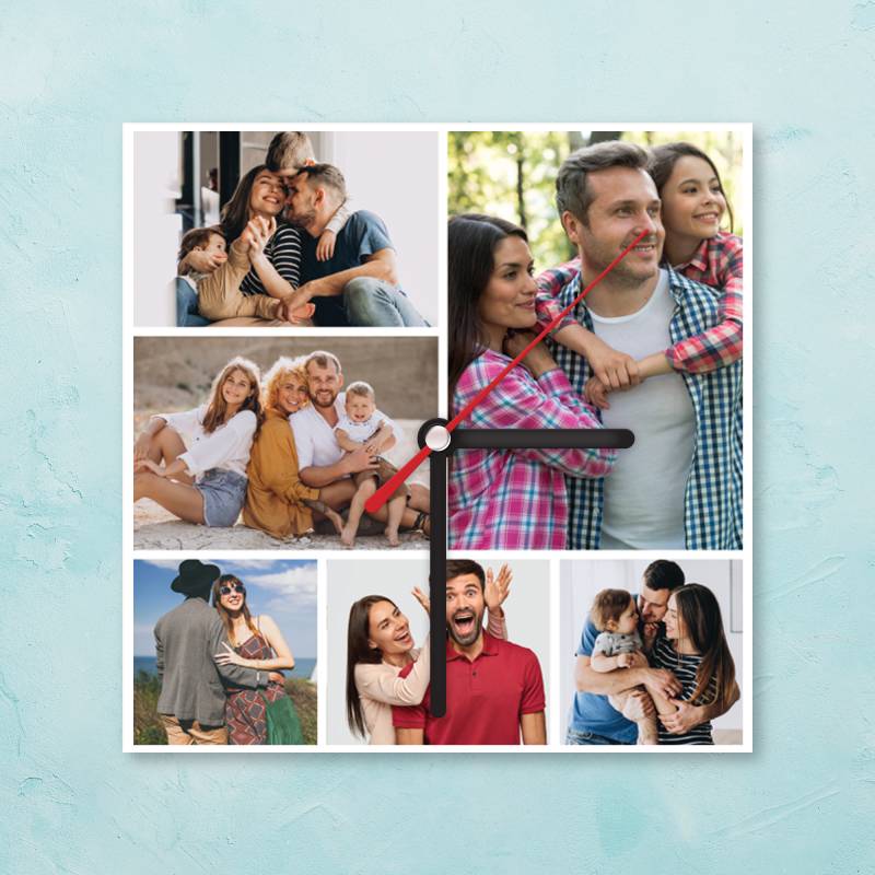 Orologio personalizzato con 6 foto