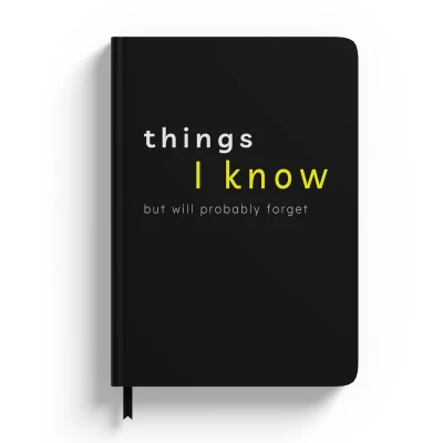 Agende personalizzate - Cose che so