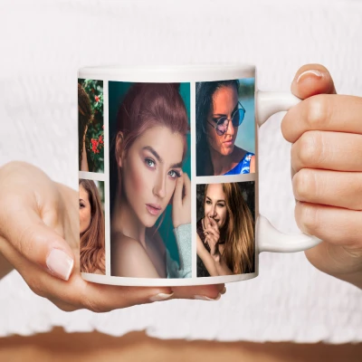 Tazza personalizzata con 8 foto