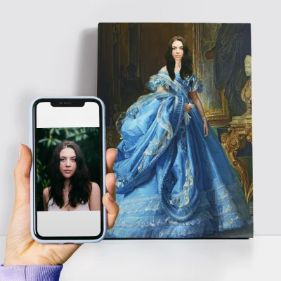  Quadro Reale Regina di Zaffiro