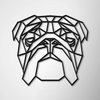 Decorazione da parete - Bulldog