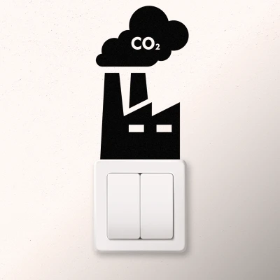 Adesivo per interruttore - Panda addormentata