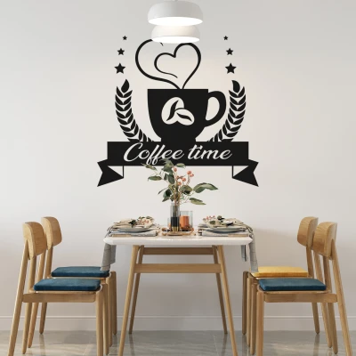 Adesivo per parete - Coffee time