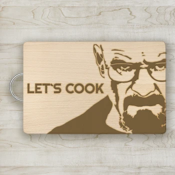 Tagliere con manico metallico personalizzato