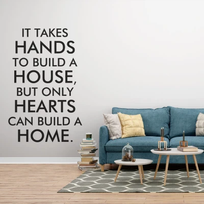 Adesivo per parete - Build a house