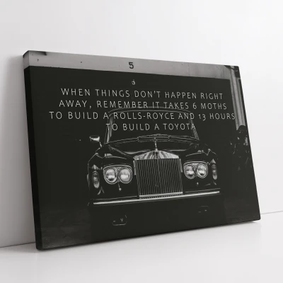 Quadro su tela Rolls Royce