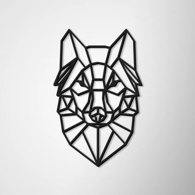 Decorazione murale Lupo