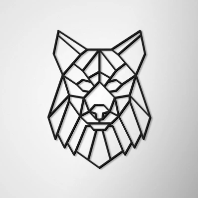 Decorazione murale Lupo