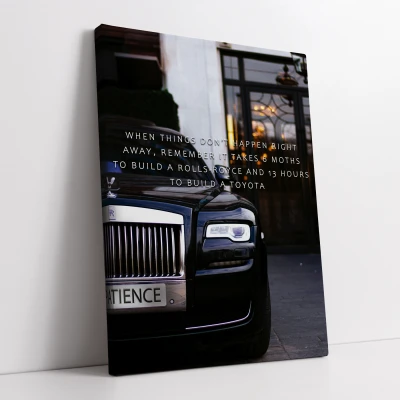 Quadro su tela personalizzato Rolls