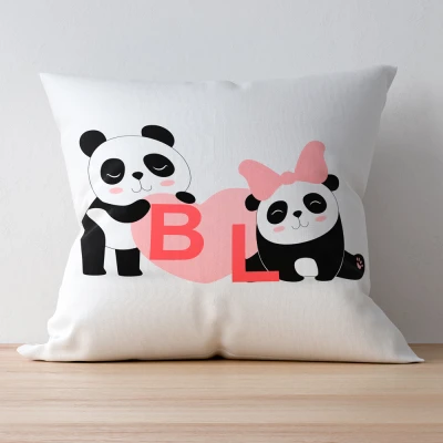 Cuscini personalizzati con iniziali