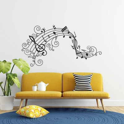 Adesivi murali musicali - Ornamento musicale