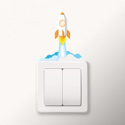 Adesivo per interruttore - Joker