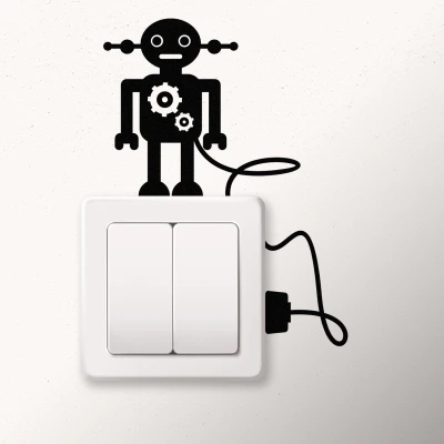 Adesivo per interruttore - Gatto