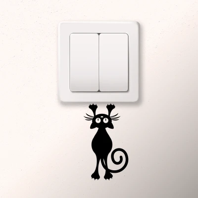 Adesivo per interruttore - Gatto